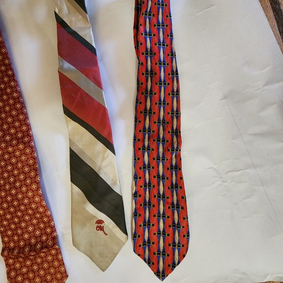 Vintage Neck Ties Mens Woolf Brothers Clothes Closet - Picture 2 of 4